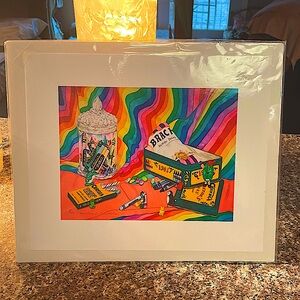 “Colors are like Candy” Art Limited Edition Print signed-Carolyn j Capello